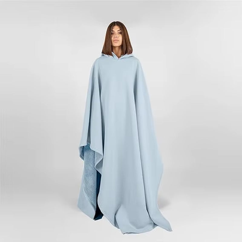 New Factory Super Soft Warm Oversized Hoodie Blanket Sweatshirt Flannel Wearable Sherpa Blanket with Giant Pocket for Men Women