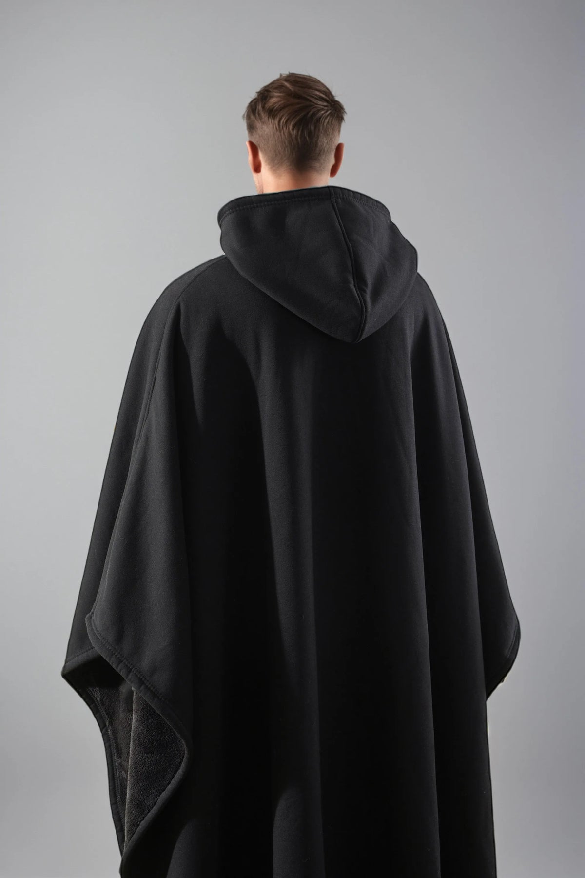 Wearable Blanket Cloak Hoodie Unisex Oversized Loose Long Cape Tops Weighted Hooded Poncho Sherpa Blanket Cape