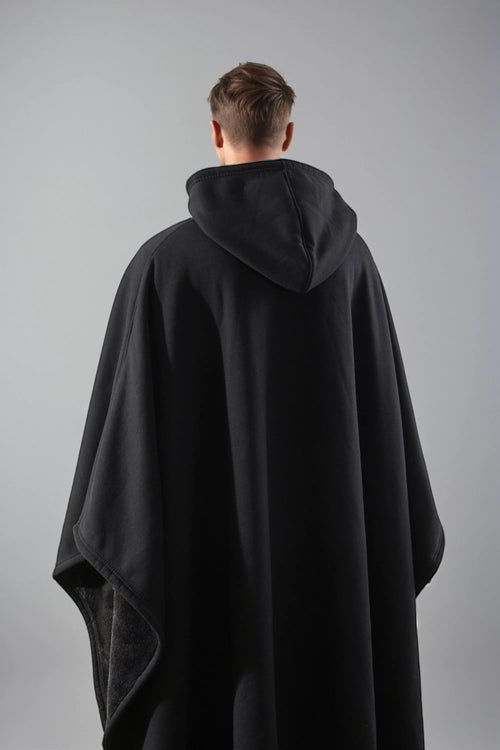 Wearable Blanket Cloak Hoodie Unisex Oversized Loose Long Cape Tops Weighted Hooded Poncho Sherpa Blanket Cape